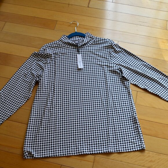 Chico's Chicos Top Long Sleeve Basic Knit Alabaster Size 3 XL NWT - Picture 1 of 7